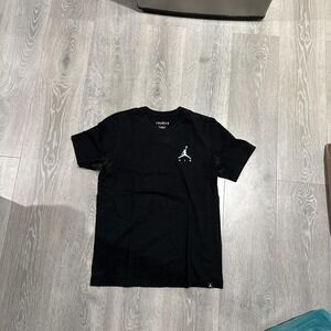 Black Jordan T-shirt with red accents #jordanapparel